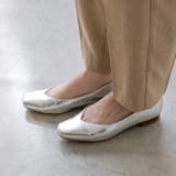 1140シルバーPU | パンプス 痛くない ローヒール | welleg