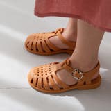 6045キャメル | キッズ グルカサンダル キッズサンダル | welleg