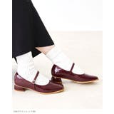 ストラップパンプス レディース チャンキーヒール | welleg | 詳細画像24