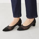4219ブラックドットチュール | パンプス 走れる 履きやすい | welleg