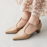 1033ベージュPU | パンプス 走れる ストラップパンプス | welleg