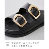 サンダル ゴールドバックル レディース | welleg | 詳細画像16