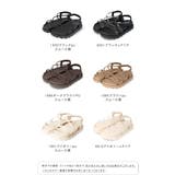 レースアップ厚底サンダル フラットサンダル レディース | welleg | 詳細画像2 