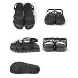 レースアップ厚底サンダル フラットサンダル レディース | welleg | 詳細画像23 