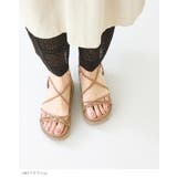 レースアップ厚底サンダル フラットサンダル レディース | welleg | 詳細画像16 