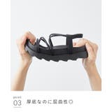 レースアップ厚底サンダル フラットサンダル レディース | welleg | 詳細画像21 