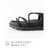 レースアップ厚底サンダル フラットサンダル レディース | welleg | 詳細画像22 