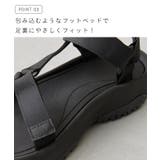 スポーツサンダル レディース 厚底 | welleg | 詳細画像7