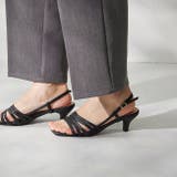 1020ブラックPU | ストラップサンダル 脱げない レディース | welleg