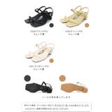 ストラップサンダル レディース 太ヒール | welleg | 詳細画像2