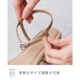 サンダル レディース チャンキーヒール | welleg | 詳細画像18