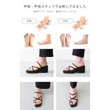 ストラップサンダル レディース 6センチヒール | welleg | 詳細画像22