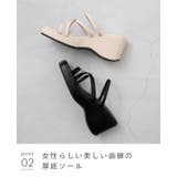 ストラップサンダル レディース 6センチヒール | welleg | 詳細画像16
