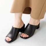 1020ブラックPU | ミュール サンダル かかとなし | welleg