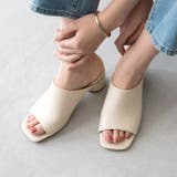 1001アイボリーPU | ミュール サンダル かかとなし | welleg