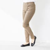 9052ライトカーキZK | ストレッチパンツ レディース 春 | welleg