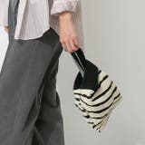 9126ゼブラZK | ニットバッグ レディース ユニセックス | welleg