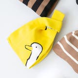 9182イエローとりさんZK | ニットバッグ レディース ユニセックス | welleg