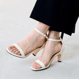 1001アイボリーPU | ストラップサンダル レディース アンクルストラップ | welleg