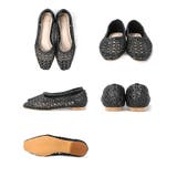 スクエアトゥメッシュ編みフラットパンプス パンプス メッシュパンプス | welleg | 詳細画像19 