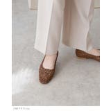 スクエアトゥメッシュ編みフラットパンプス パンプス メッシュパンプス | welleg | 詳細画像4 