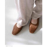 スクエアトゥメッシュ編みフラットパンプス パンプス メッシュパンプス | welleg | 詳細画像9 