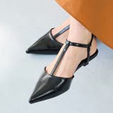 1020ブラックPU | パンプス 走れる ストラップ | welleg