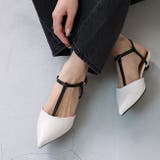 1001アイボリーPU | パンプス 走れる ストラップ | welleg