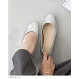 パンプス スクエアトゥ チャンキーヒール | welleg | 詳細画像5