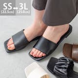 サンダル レディース スクエアトゥ | welleg | 詳細画像1 