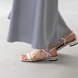 1140シルバーPU | ストラップサンダル アンクルストラップ サンダル | welleg