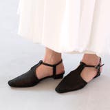 4020ブラックチュール | サンダル レディース 2センチヒール | welleg