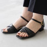 1020ブラックPU | ストラップサンダル 脱げない レディース | welleg