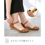 ローウエッジ ストラップ サンダル | welleg | 詳細画像26 