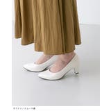 チャンキーヒール ポインテッドトゥ パンプス | welleg | 詳細画像16