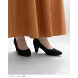 チャンキーヒール ポインテッドトゥ パンプス | welleg | 詳細画像18