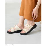 サンダル ゴールドバックル レディース | welleg | 詳細画像4