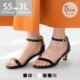 アンクルストラップ 5cmヒール サンダル | welleg | 詳細画像1 