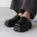 1020ブラックPU | サボサンダル かかとなし スリッパ | welleg