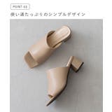 レディース スクエアトゥ ミュール | welleg | 詳細画像6 