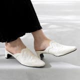 1001アイボリーPU | ミュール サンダル つっかけ | welleg