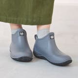 6004グレーxブラック | レインブーツ 長靴 レインシューズ | welleg