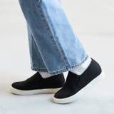 4027ブラックレース | スリッポン スニーカー レディース | welleg