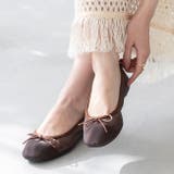 4218ブラウンチュール | スクエアトゥ バレエシューズ バレエコア | welleg