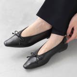 1020ブラックPU | バレエシューズ レディース パンプス | welleg