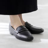 1173ブラックコインPU | ローファー ぺたんこ靴 履きやすい | welleg