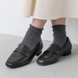 1020ブラックPU | コインローファー レディース 幅広 | welleg