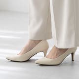 1001アイボリーPU | イイ女ポインテッドシリーズ 7cmヒール ピンヒール | welleg