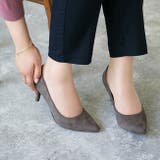 3211チャコールアッシュsd | イイ女ポインテッドシリーズ 7cmヒール ピンヒール | welleg