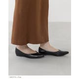 ポインテッドトゥ Vカットデザイン ローヒール | welleg | 詳細画像11 